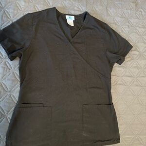 Scrubstar Classic Black Scrub Top